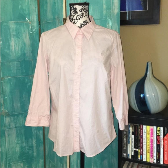 Izod Tops Izod Womens Button Up Work Shirt Poshmark